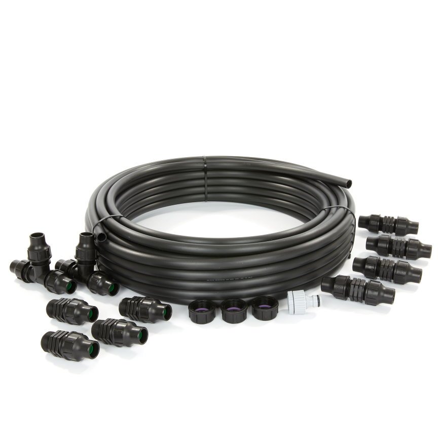 SummerRain verlengset druppelsysteem en sproeiset, 16 mm, l = 25 m SummerRain verlengset druppelsysteem en sproeiset, 16 mm, l = 25 m