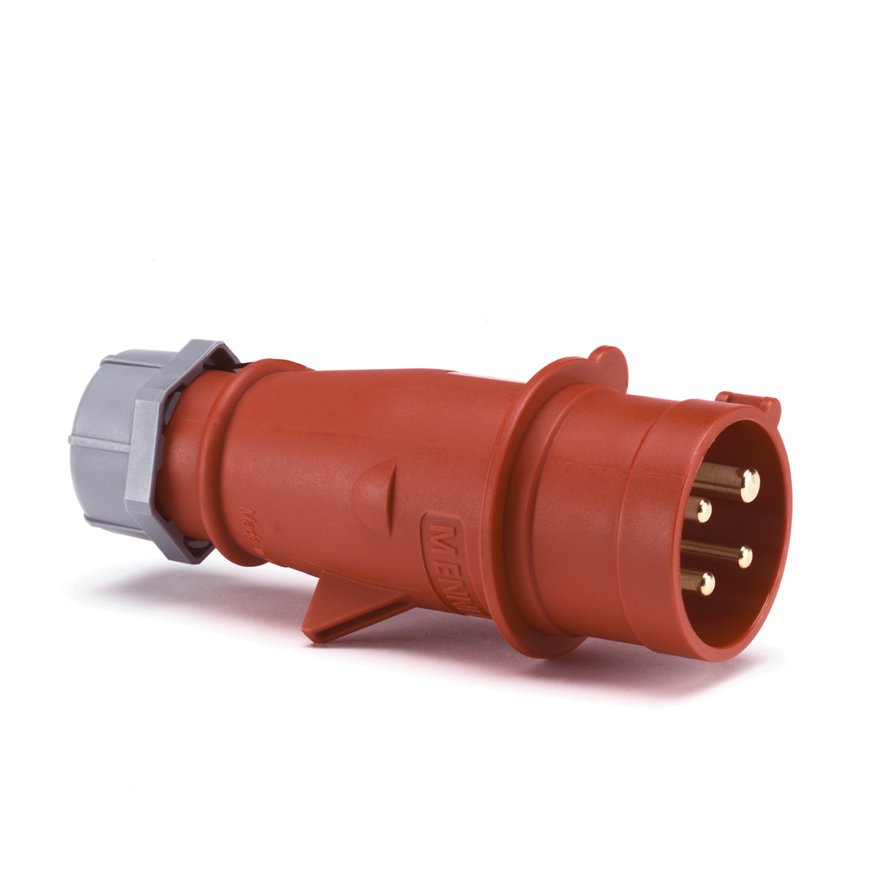 Mennekes AM-TOP CEE contactstop, 400 V, 4-polig, 16 A, IP44 4-polig, 16 A, IP44 Mennekes AM-TOP CEE contactstop, 400 V, 4-polig, 16 A, IP44 4-polig, 16 A, IP44