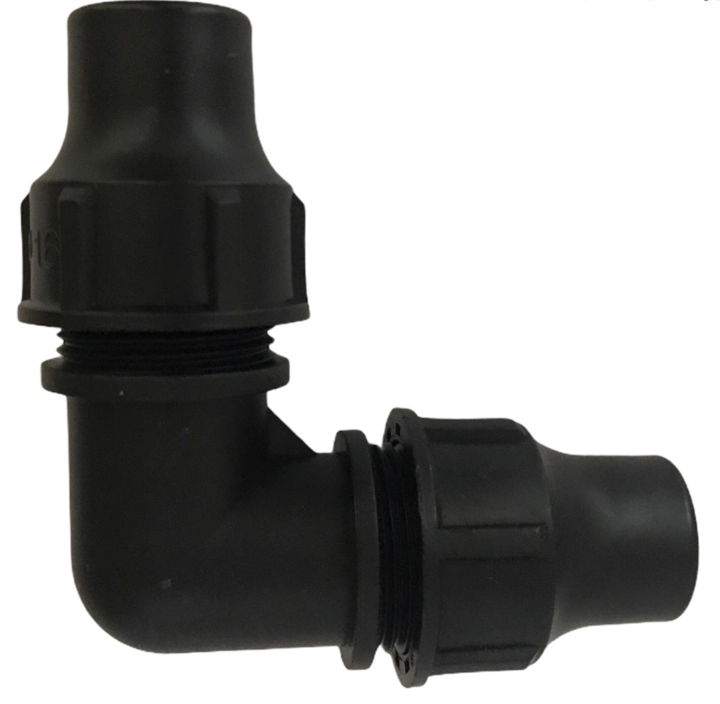 Palaplast kniekoppeling, 2x klem Palaplast kniekoppeling, 2x klem