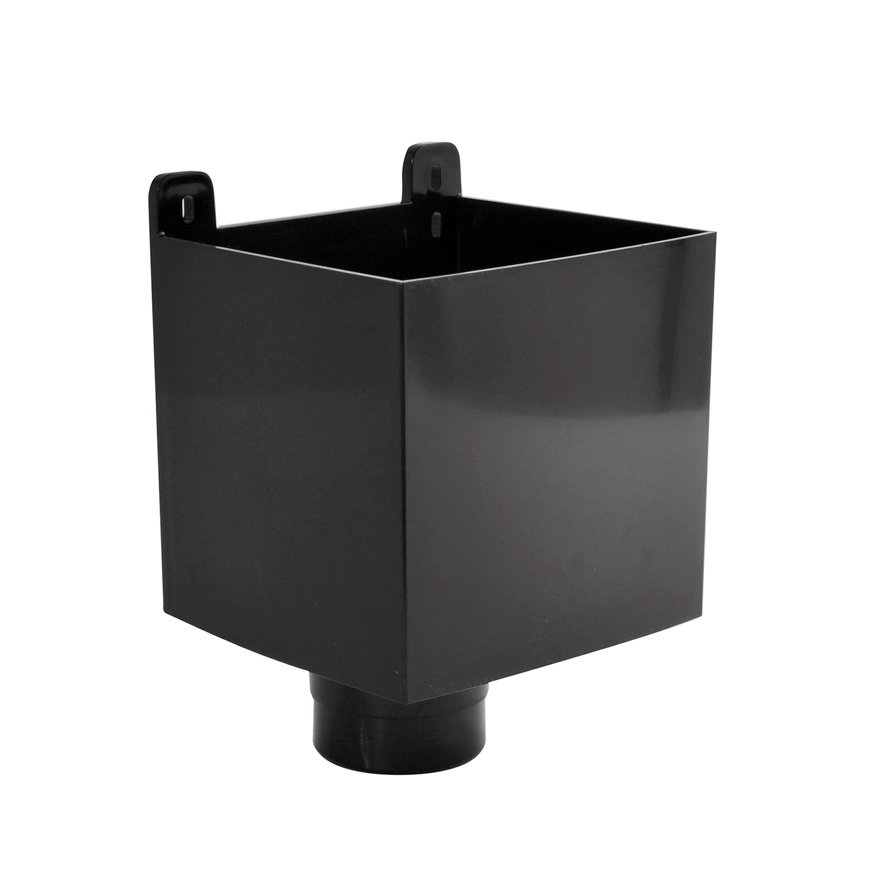 Nicoll Techtan hwa vergaarbak, pvc, zwart, RAL 9011, 80 mm Nicoll Techtan hwa vergaarbak, pvc, zwart, RAL 9011, 80 mm