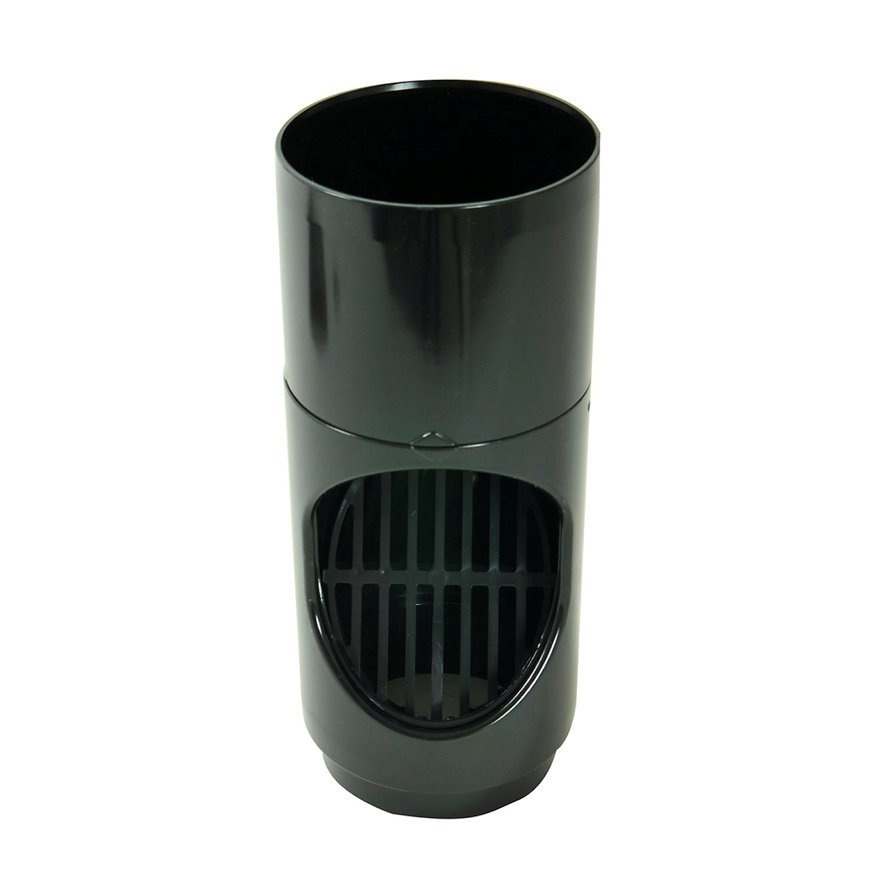 Nicoll Techtan hwa bladscheider, pvc, zwart, RAL 9011, 80 mm Nicoll Techtan hwa bladscheider, pvc, zwart, RAL 9011, 80 mm