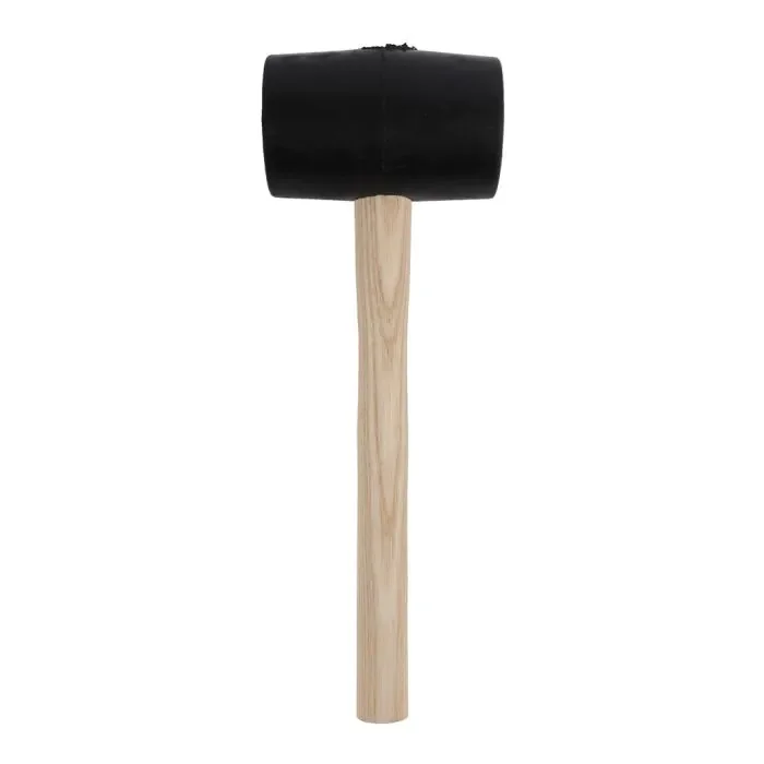Rubberen hamer - 680 gram - Essenhouten steel Rubberen hamer - 680 gram - Essenhouten steel