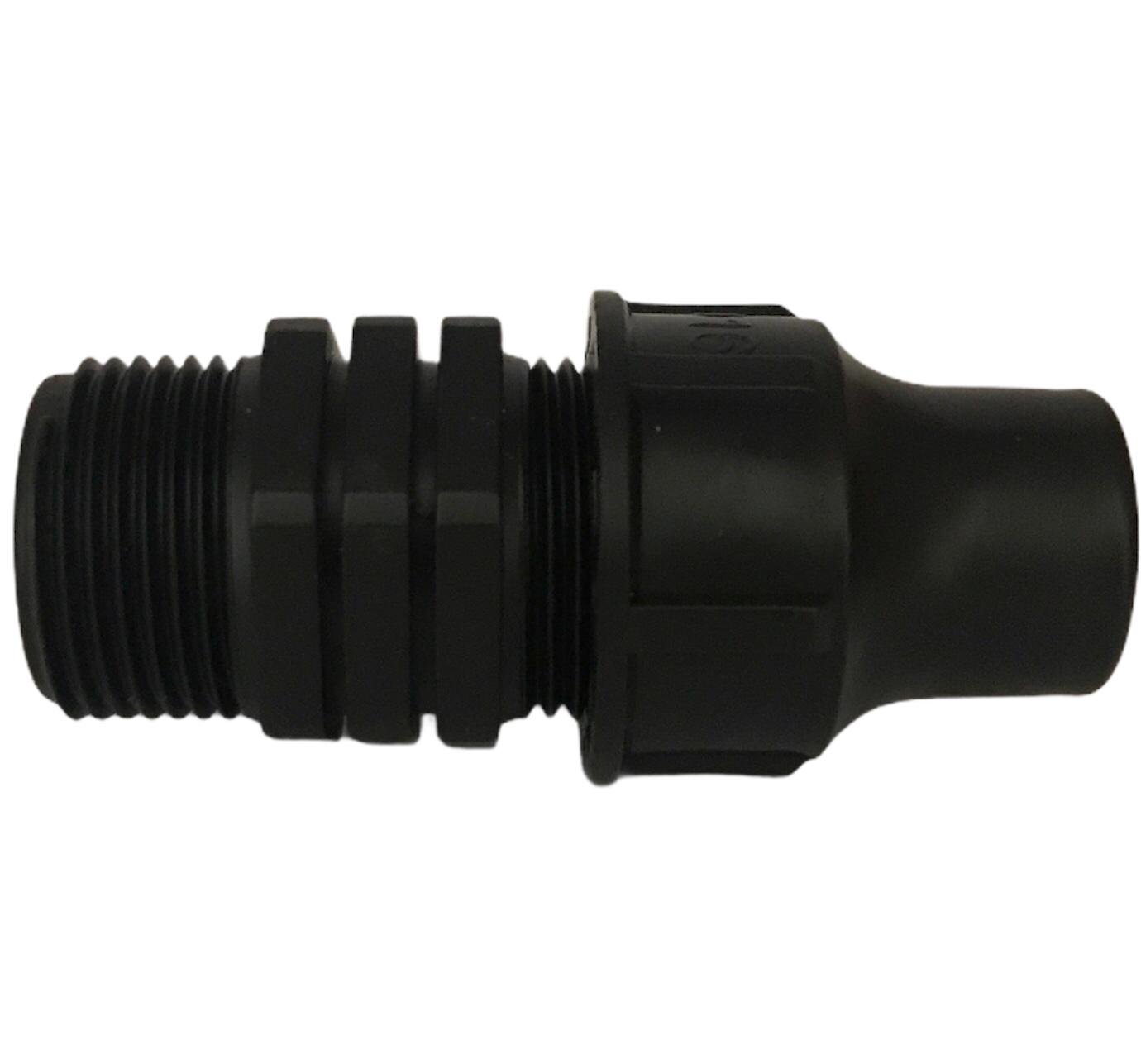 Palaplast koppeling, klem x buitendraad 16 mm x 1" Palaplast koppeling, klem x buitendraad 16 mm x 1"