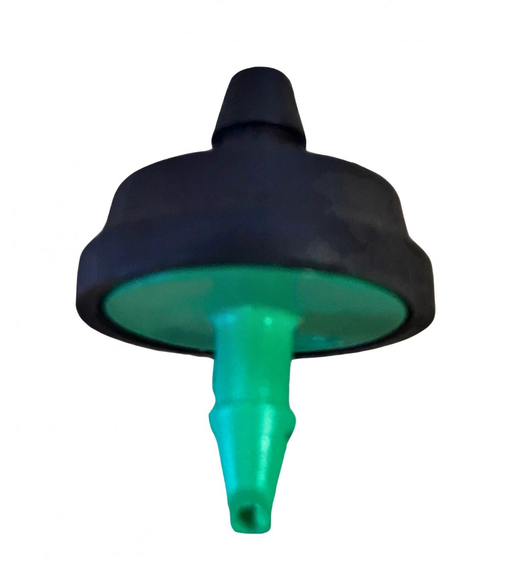 Insteek druppelaar groen, zelftappend, 8 l/uur