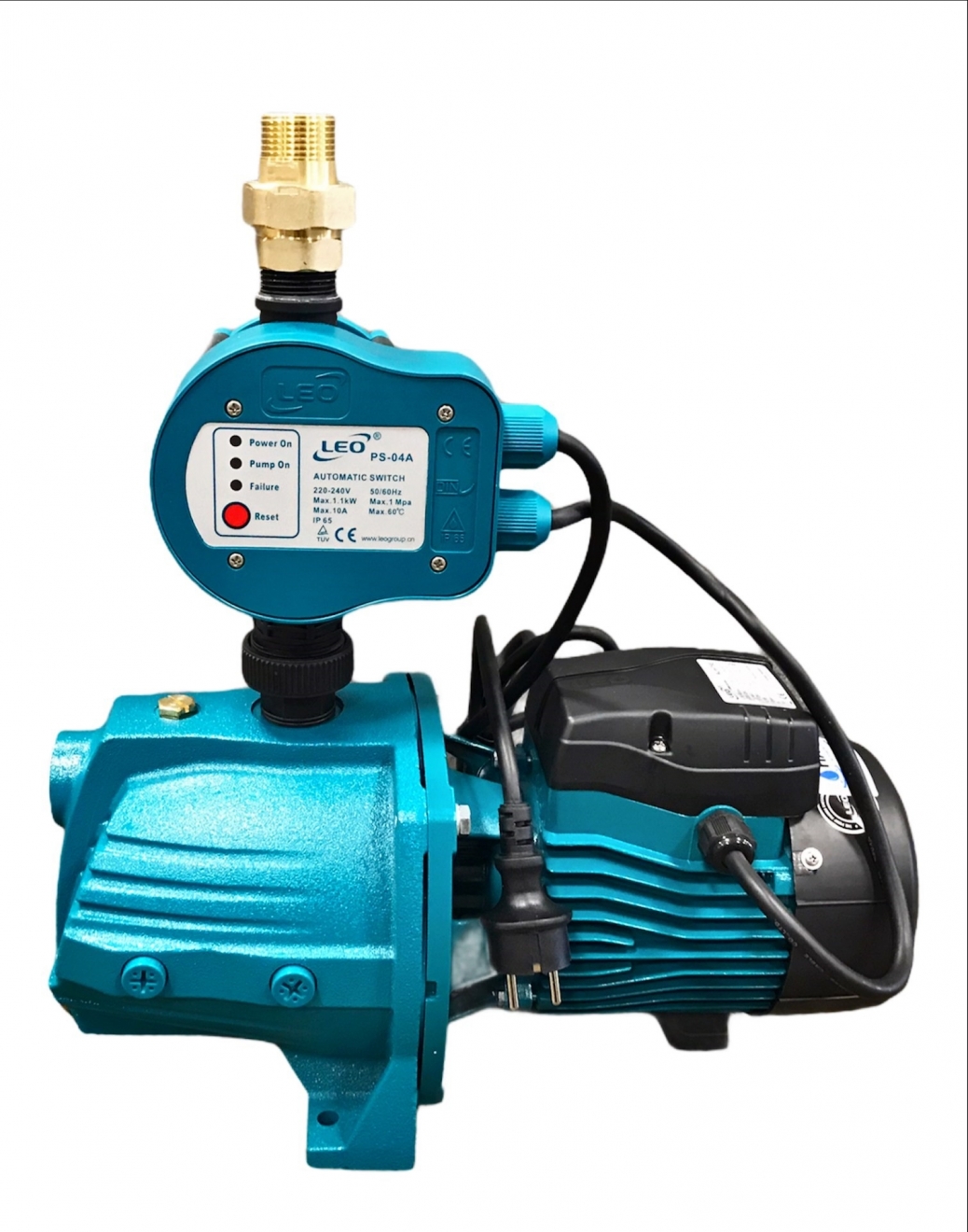 LEO zelfaanzuigende hydrofoor, gy, type AJm75, 230 V, 0,75 kW, incl. pompcontrol LEO zelfaanzuigende hydrofoor, gy, type AJm75, 230 V, 0,75 kW, incl. pompcontrol