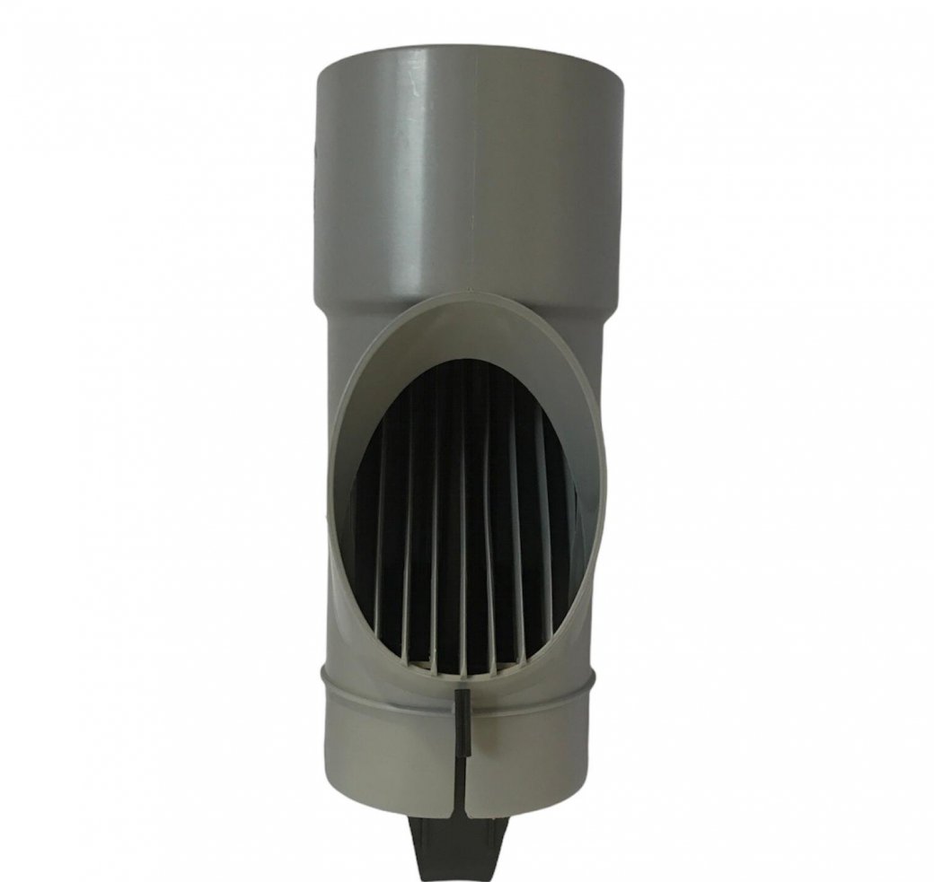 Hwa bladscheider, pp, met loofschraper, grijs, 80 mm