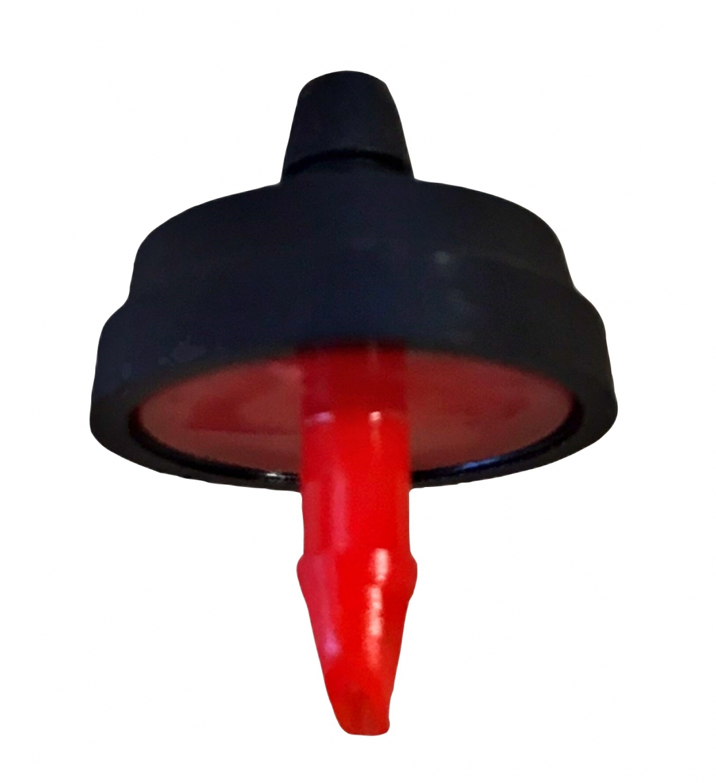 Insteek druppelaar rood, zelftappend, 2 l/uur Insteek druppelaar rood, zelftappend, 2 l/uur