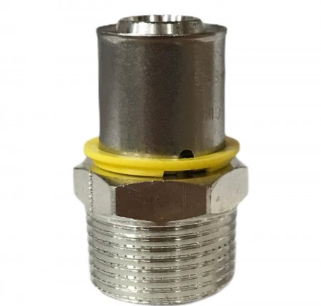 Uponor MLC-G gas perskoppeling x buitendraad Uponor MLC-G gas perskoppeling x buitendraad