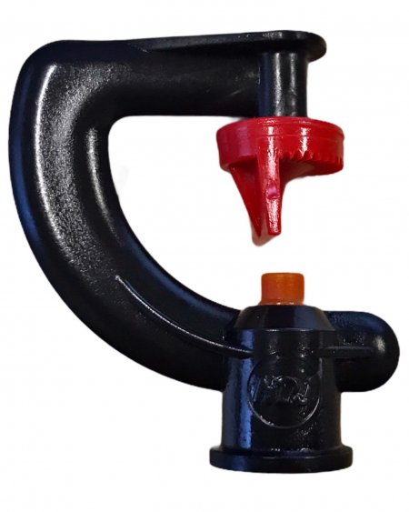 Micro sproeier rood 180&ordm;, bereik 2,7 m
