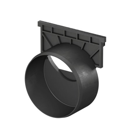 ACO eindstuk met uitloop, type Euroline/Hexaline, pe, 12,5 x 13,5 cm, 110 mm ACO eindstuk met uitloop, type Euroline/Hexaline, pe, 12,5 x 13,5 cm, 110 mm