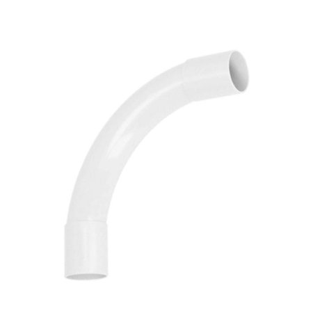 Pipelife Polivolt elektrabocht, pvc, wit, 19mm Pipelife Polivolt elektrabocht, pvc, wit, 19mm