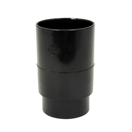 Nicoll Techtan verlengde hwa mof, pvc, inwendig lijm x verjongd spie, zwart, RAL 9011, 80 mm Nicoll Techtan verlengde hwa mof, pvc, inwendig lijm x verjongd spie, zwart, RAL 9011, 80 mm