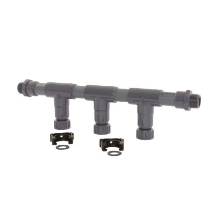 Maspla waterverdeler, pvc, d = 32 mm. 1" aansluitingen 3 aftakkingen