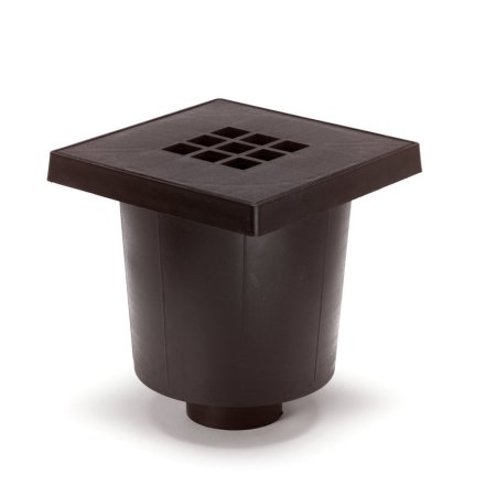 Afvoerput met rooster, pp, 200 x 200 mm Afvoerput met rooster, pp, 200 x 200 mm