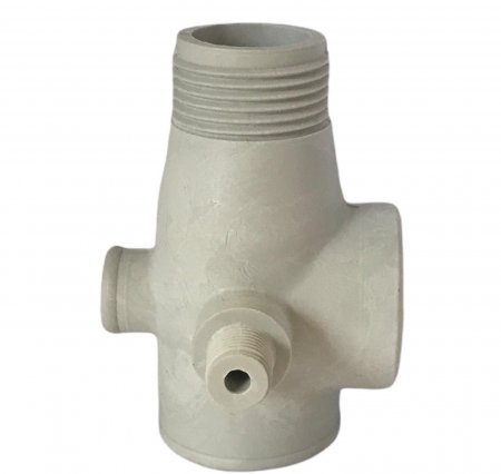 BD 5-weg T-stuk, nylon pa, 3x 1" en 2x ¼" BD 5-weg T-stuk, nylon pa, 3x 1" en 2x ¼"