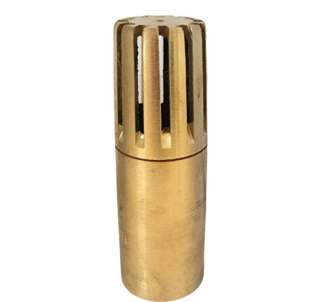 RIV messing voetklep, pijpmodel, type 2330 RIV messing voetklep, pijpmodel, type 2330