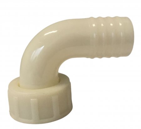 BD 2-delige slangtule, nylon pa, wartelmoer, 90° BD 2-delige slangtule, nylon pa, wartelmoer, 90°