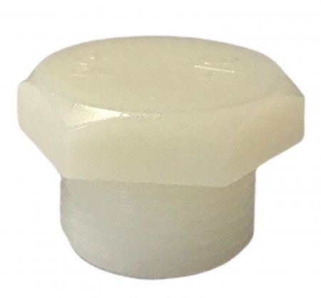 BD stop, nylon pa, 1x buitendraad BD stop, nylon pa, 1x buitendraad