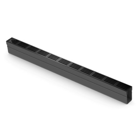 ACO SlimLine lijngoot, kunststof, incl. zwart aluminium rooster ACO SlimLine lijngoot, kunststof, incl. zwart aluminium rooster
