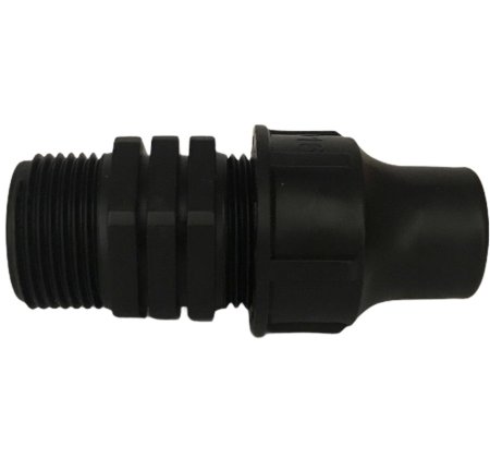 Palaplast koppeling, klem x buitendraad Palaplast koppeling, klem x buitendraad